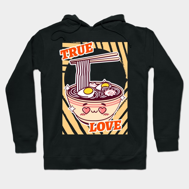 true love ramen Hoodie by tedd